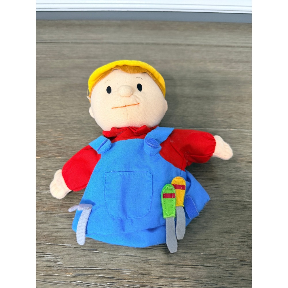 Lillian‎ Vernon Construction Worker Handyman Hand Puppet Plush